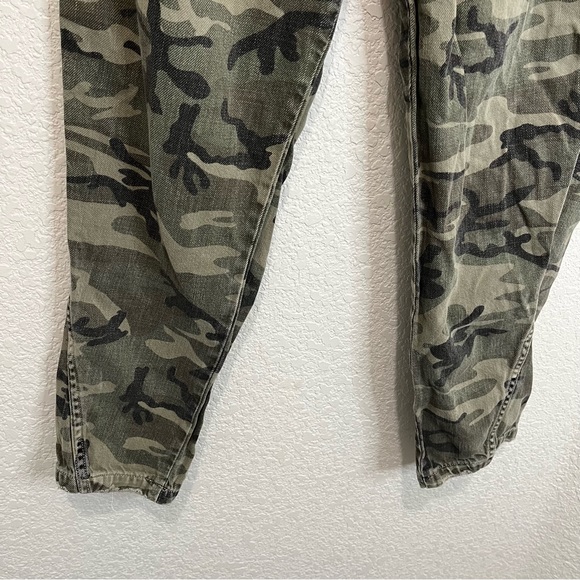 AMO Slouch Trouser Camo Spring Pants Jeans Crop High Rise Womens Size 30 - Picture 3 of 10